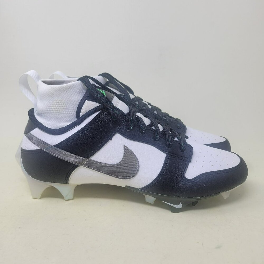 Nike Dunk Low Vapor Edge Panda Black Football Cleat Mens Size 9 BNIB DZ4890-001 - Picture 2 of 11